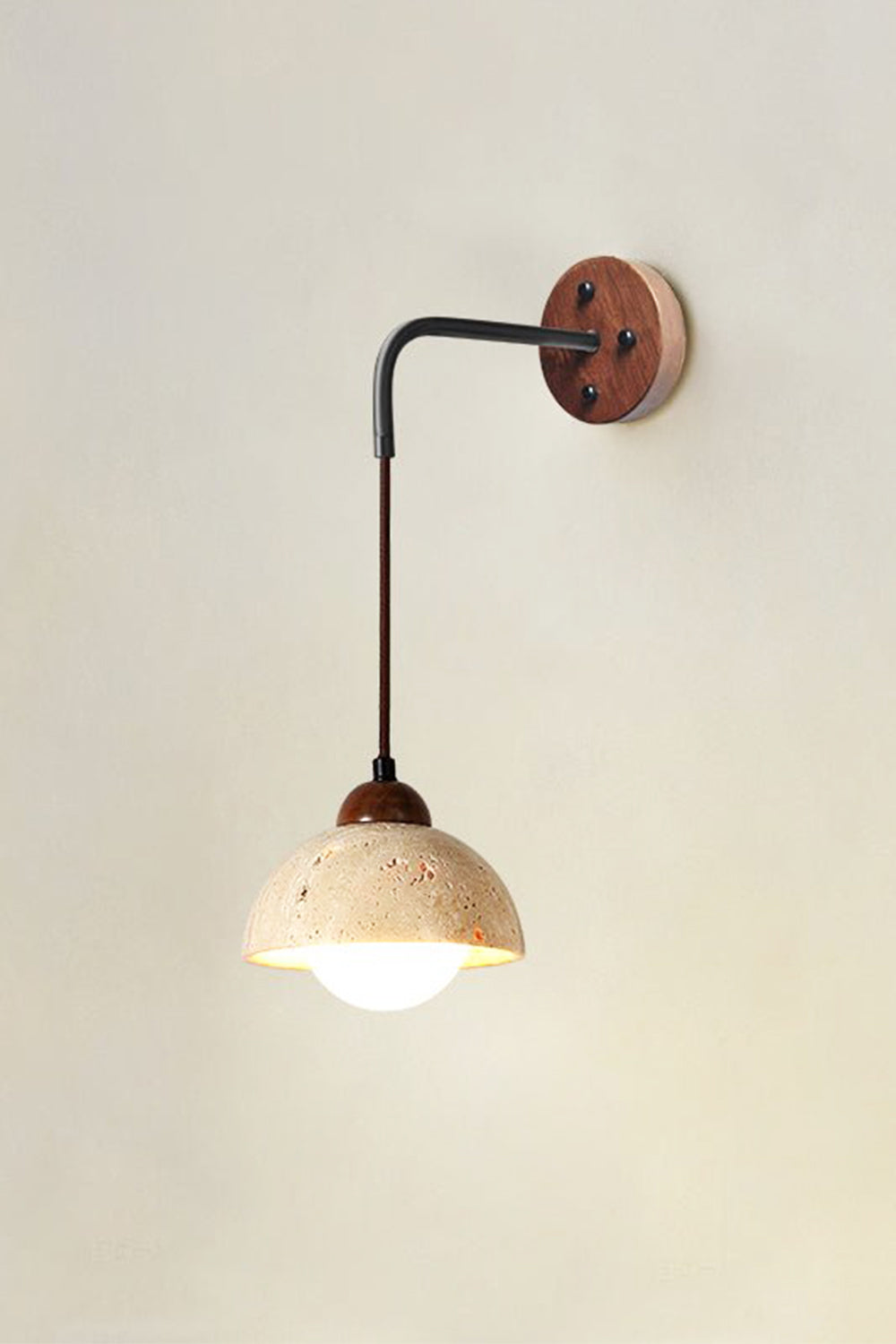 Arched Travertine Wall Light