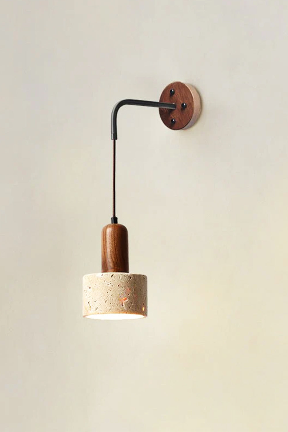 Arched Travertine Wall Light