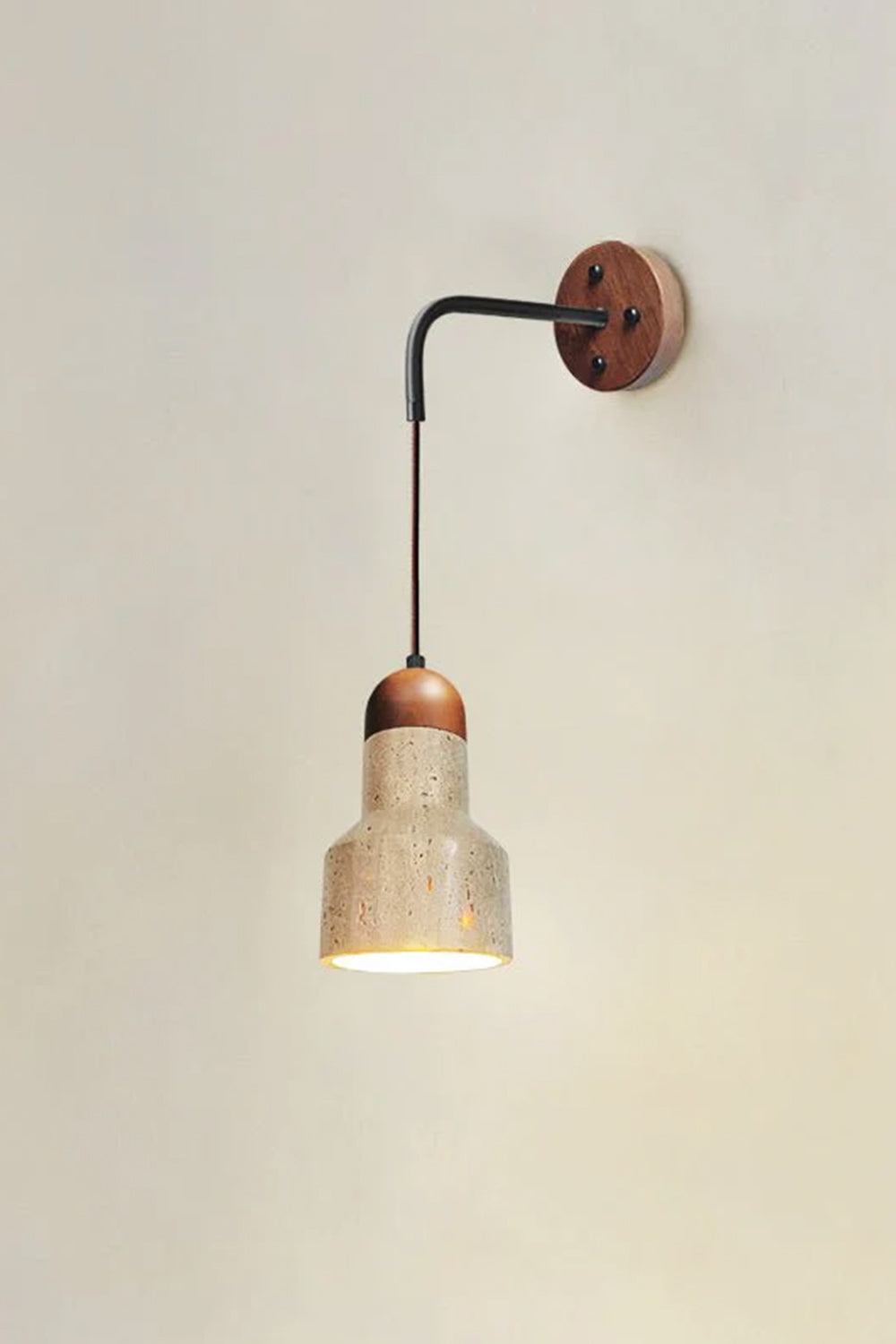 Arched Travertine Wall Light