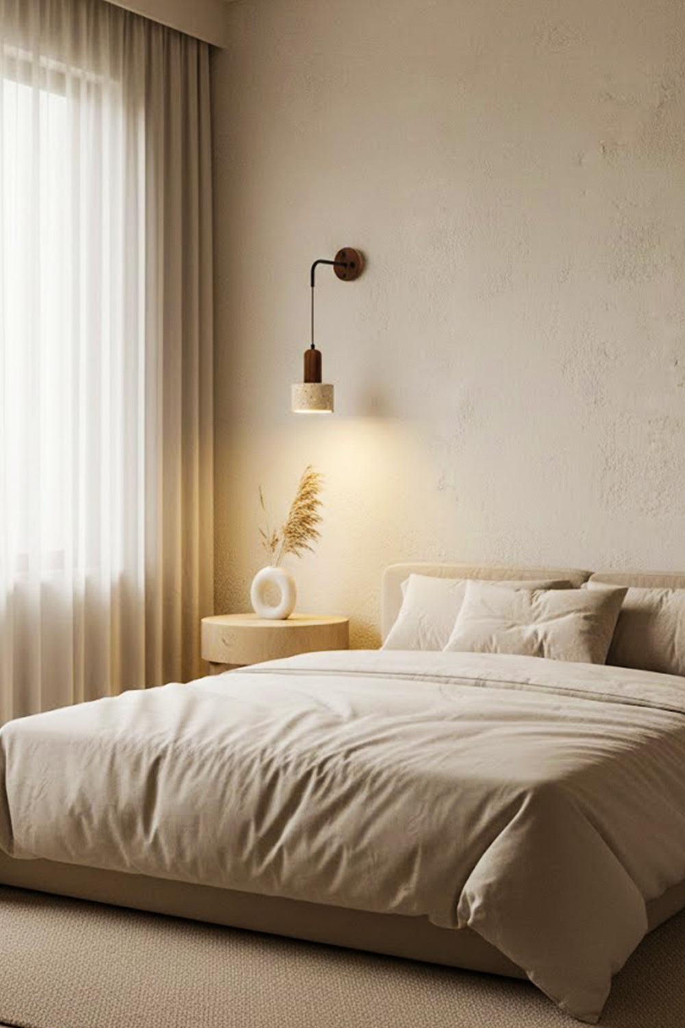 Arched Travertine Wall Light