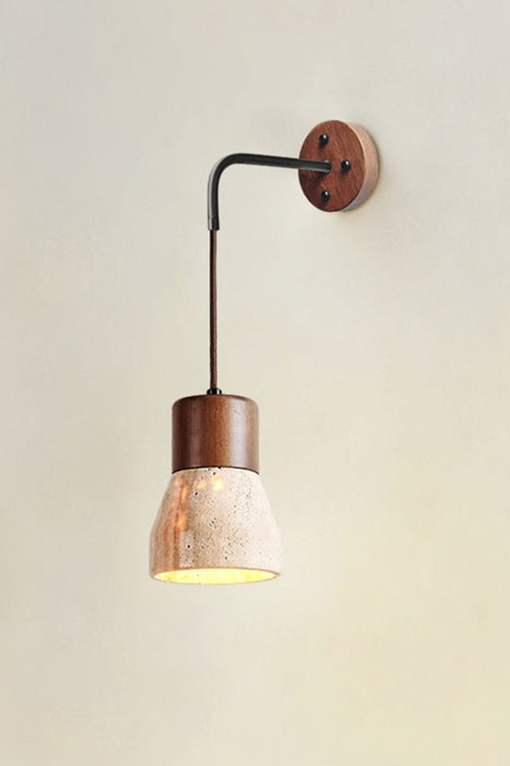 Arched Travertine Wall Light