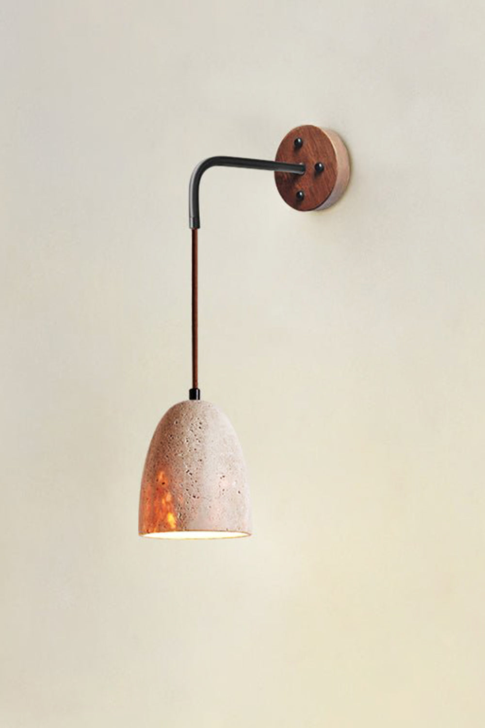 Arched Travertine Wall Light
