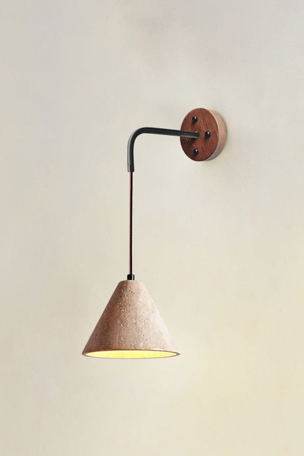 Arched Travertine Wall Light