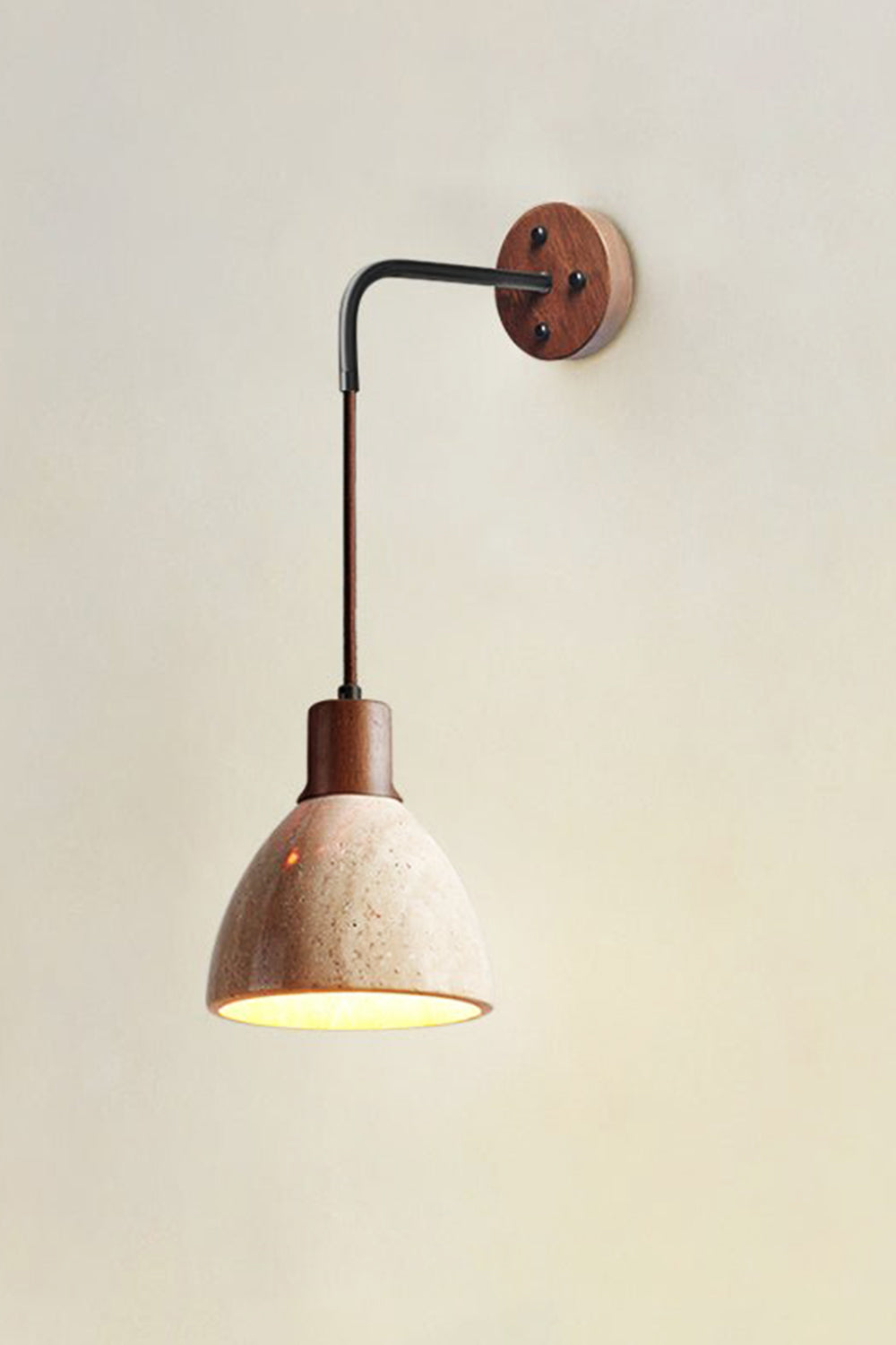 Arched Travertine Wall Light