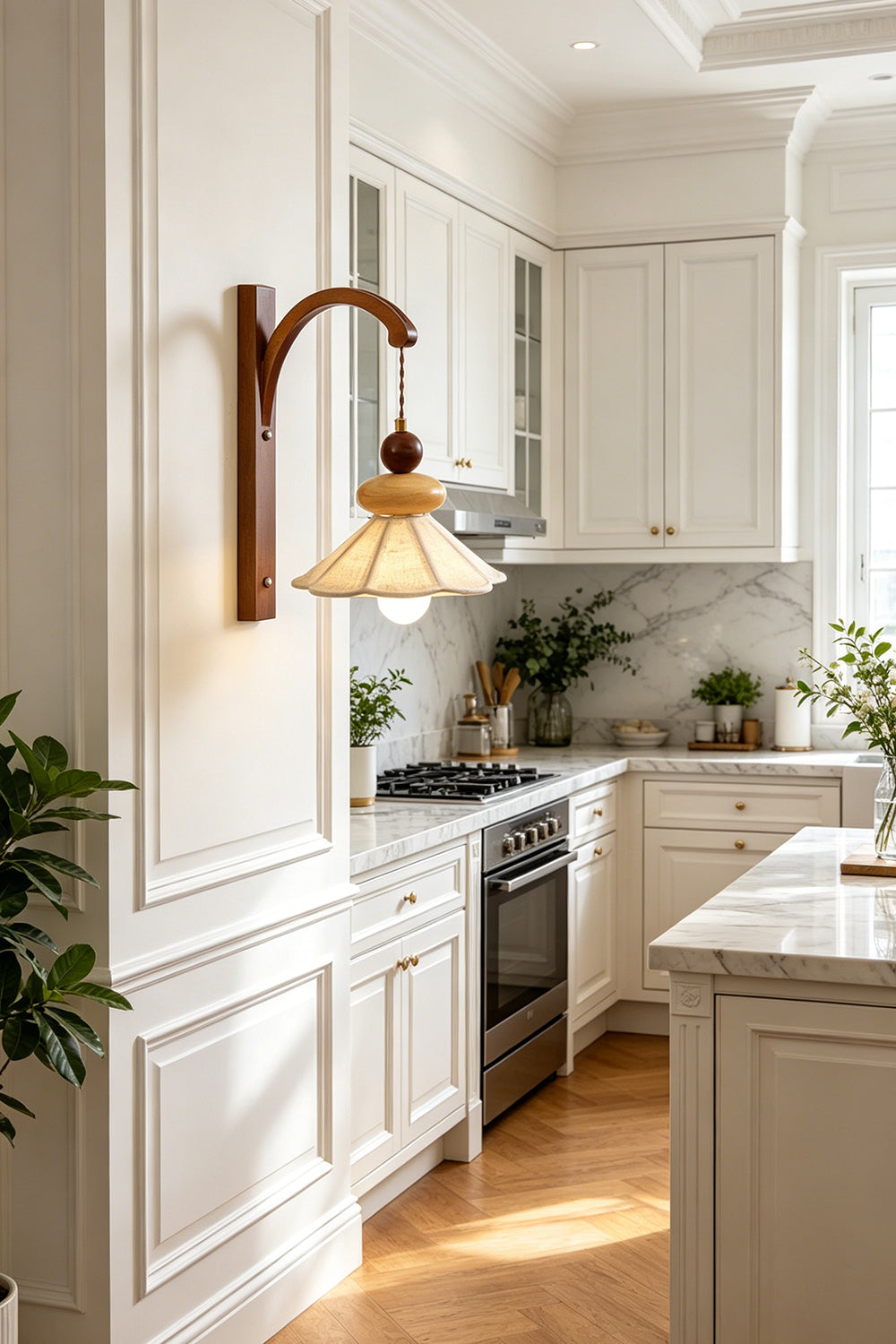 Arcus Timber Sconce | kitchen | Samu  Lamp