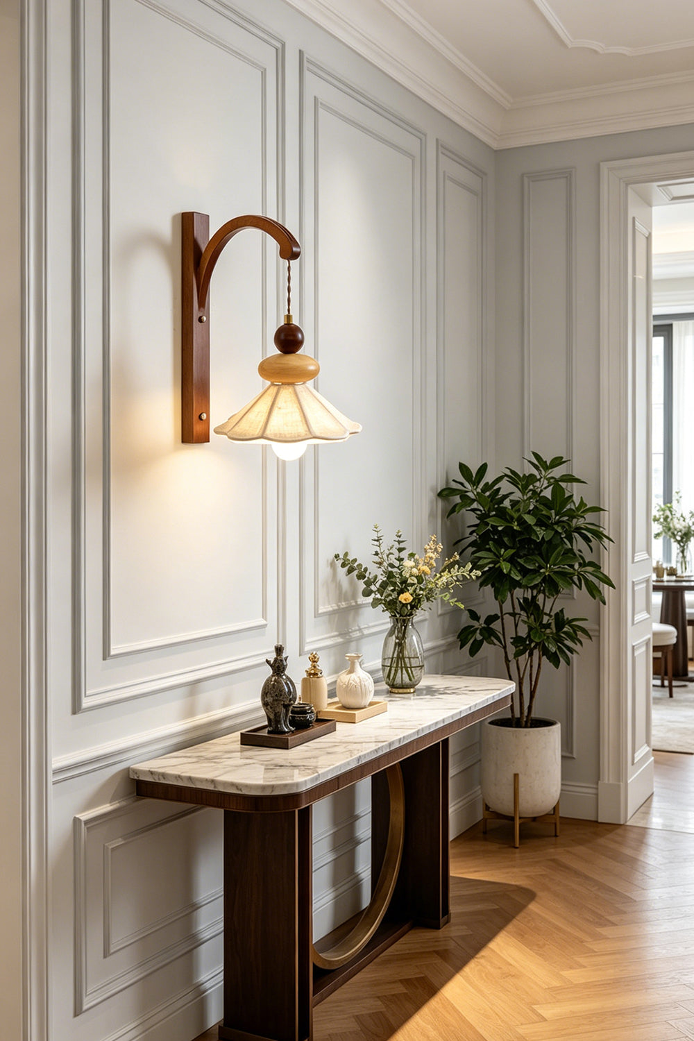 Arcus Timber Sconce | Hallway | Samu  Lamp