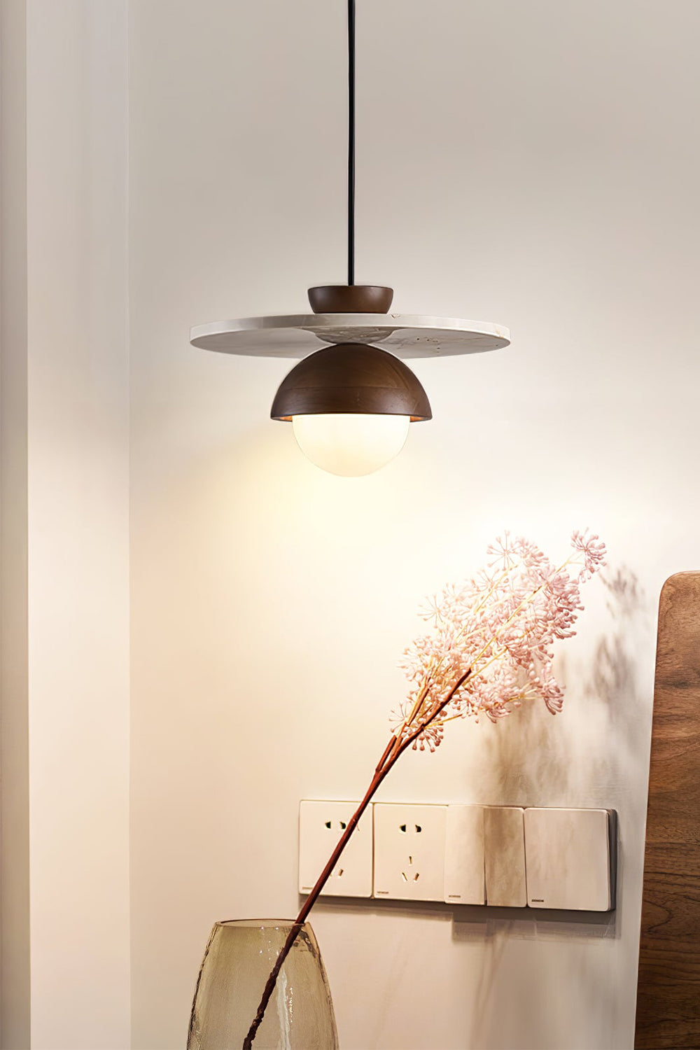 Arlo Travertine Pendant Light