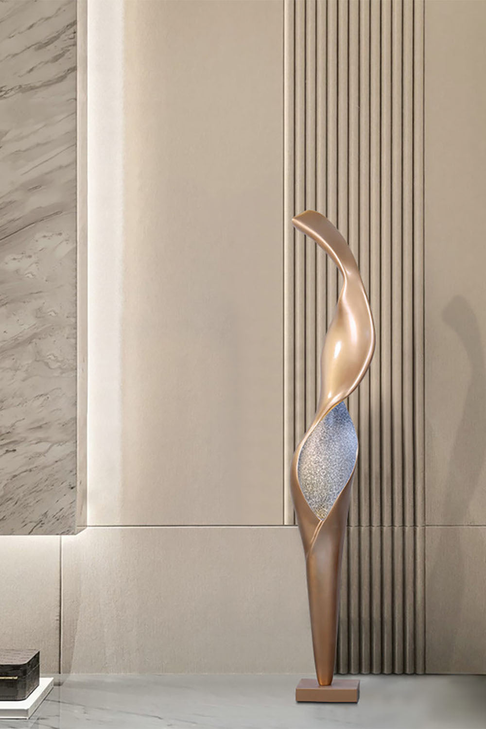 Art Torch Sculpture Floor Lamp
