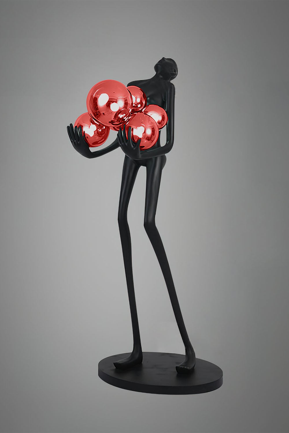 Artistic Figure Hug Floor Lamp