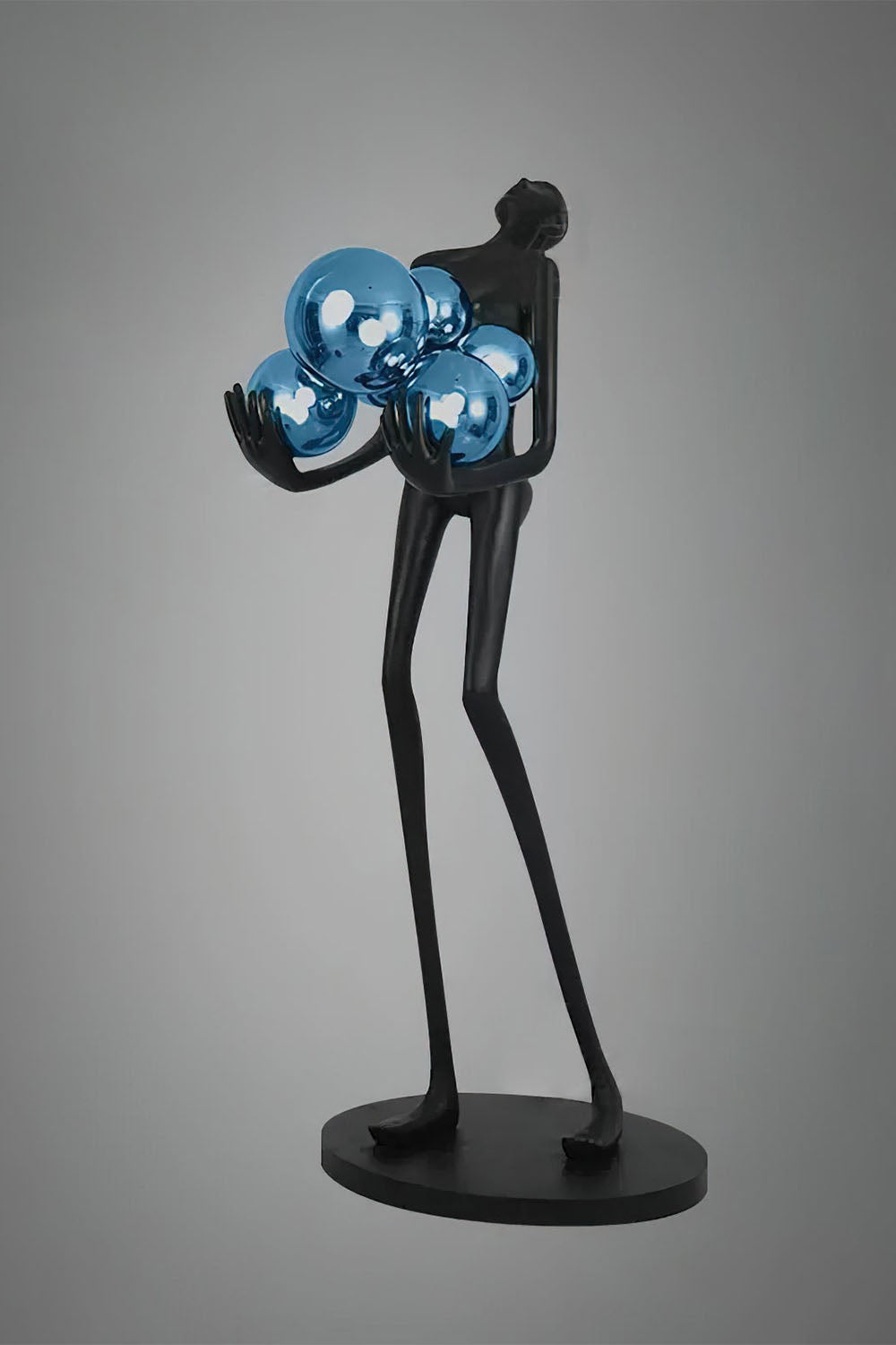 Artistic Figure Hug Floor Lamp
