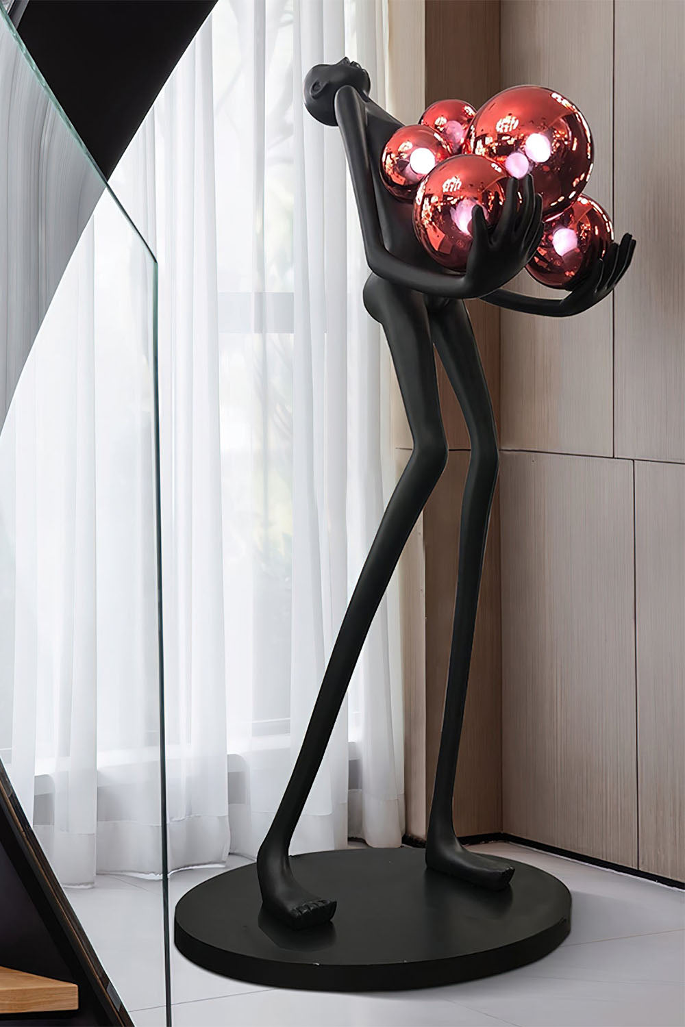 Artistic Figure Hug Floor Lamp