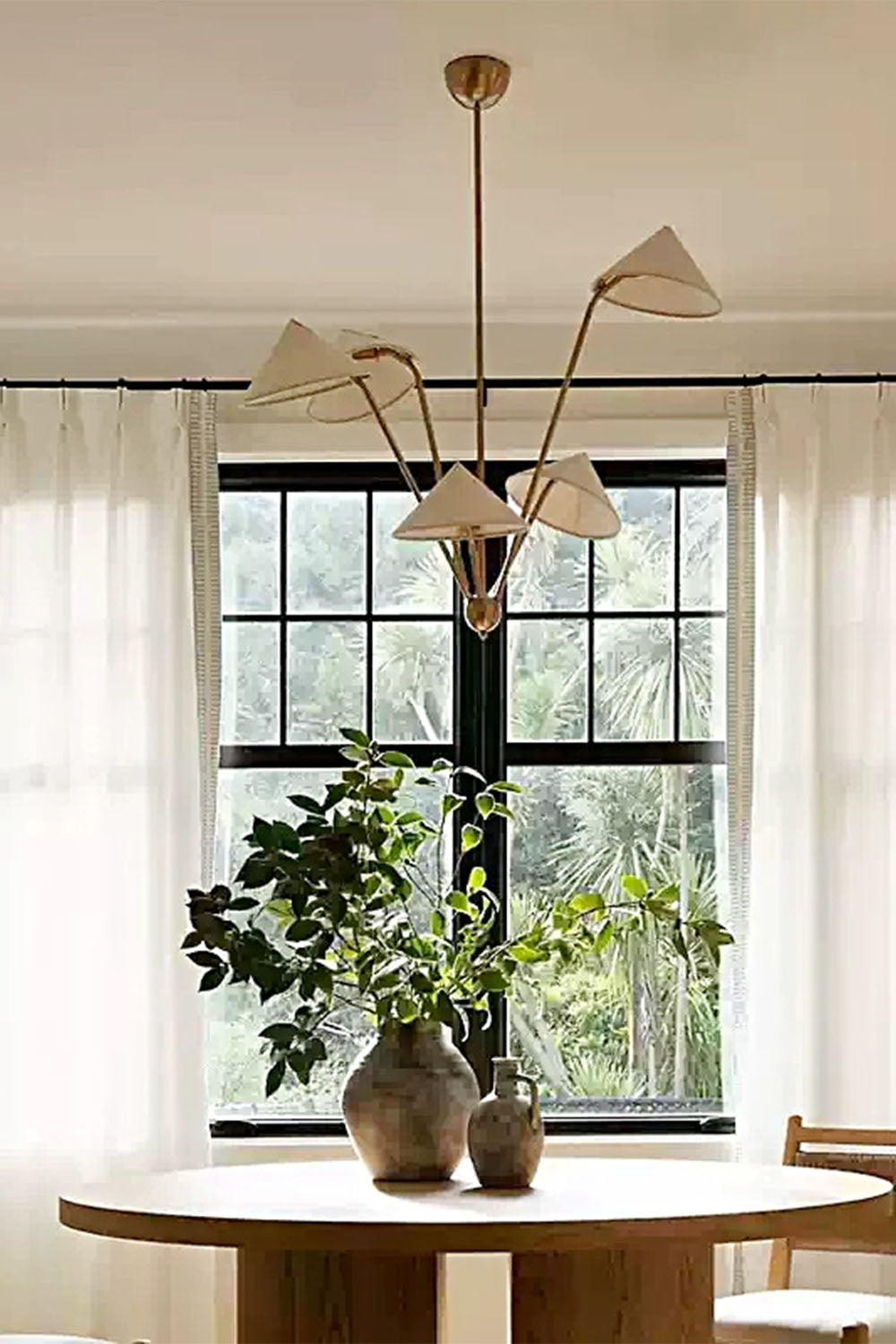 Asymmetrical 5-head Chandelier