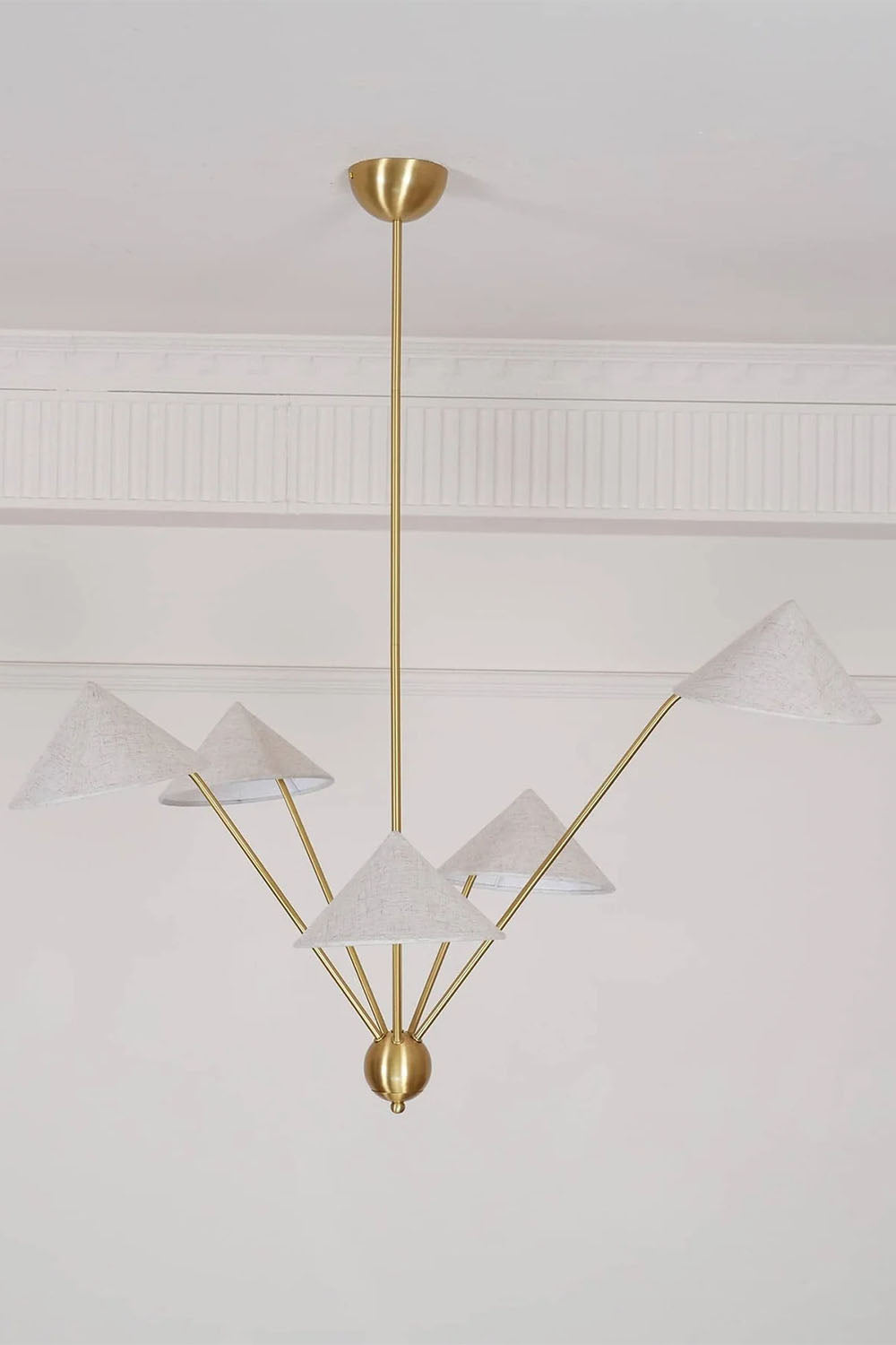 Asymmetrical 5-head Chandelier
