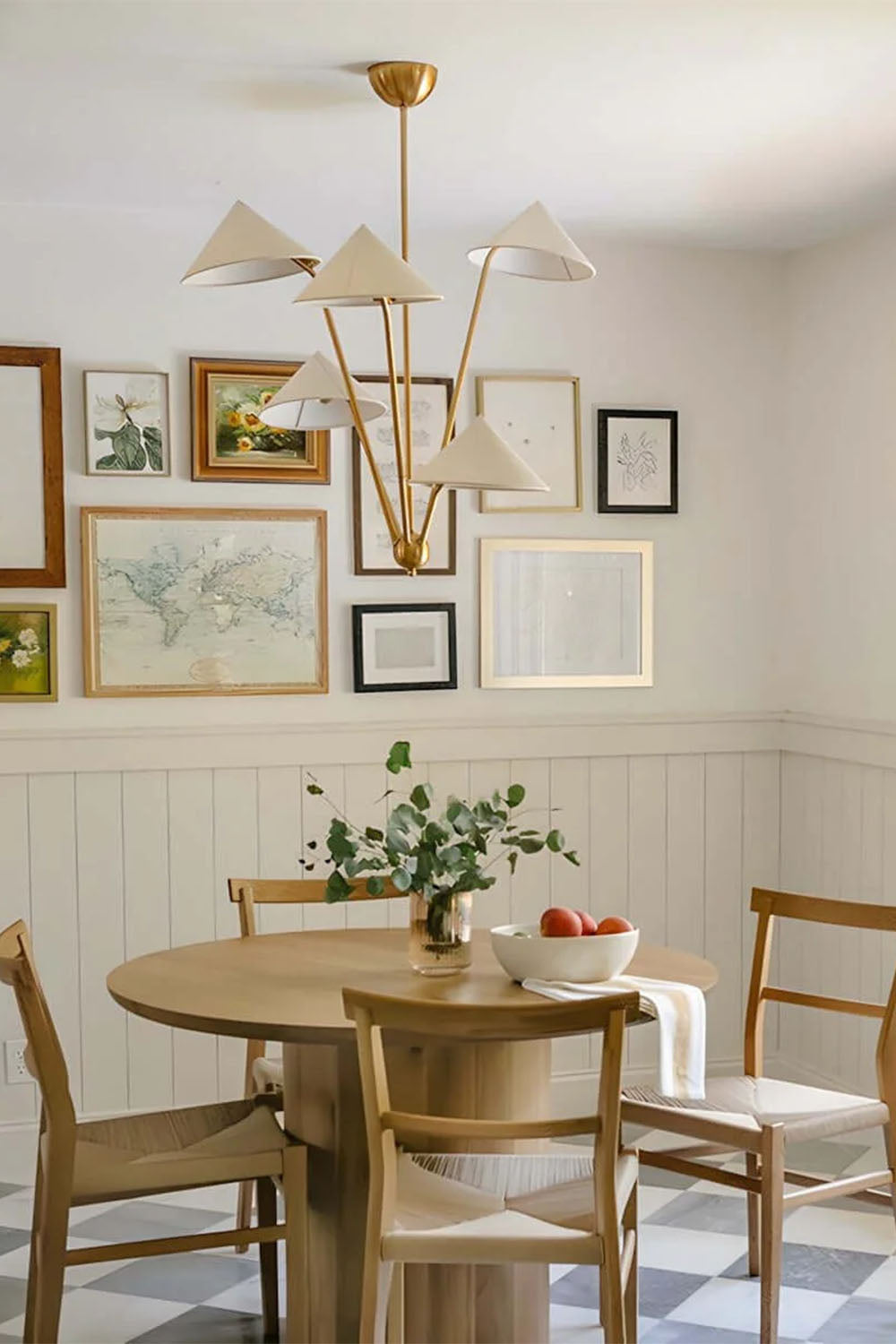 Asymmetrical 5-head Chandelier