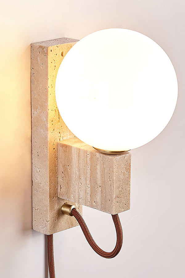 Atlas Globe Wall Sconce