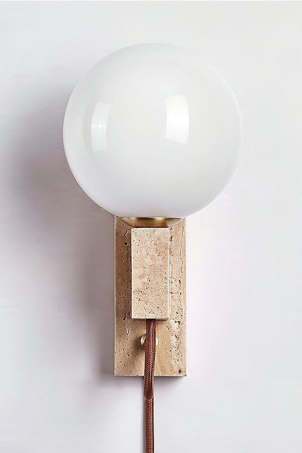 Atlas Globe Wall Sconce