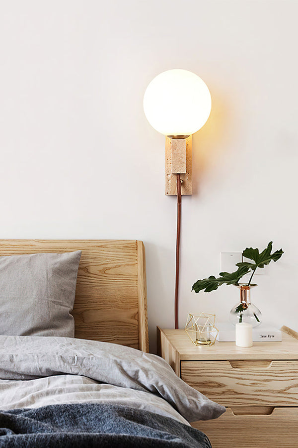 Atlas Globe Wall Sconce