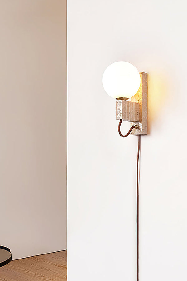 Atlas Globe Wall Sconce