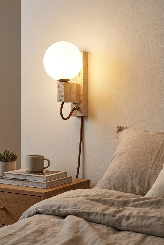 Atlas Globe Wall Sconce