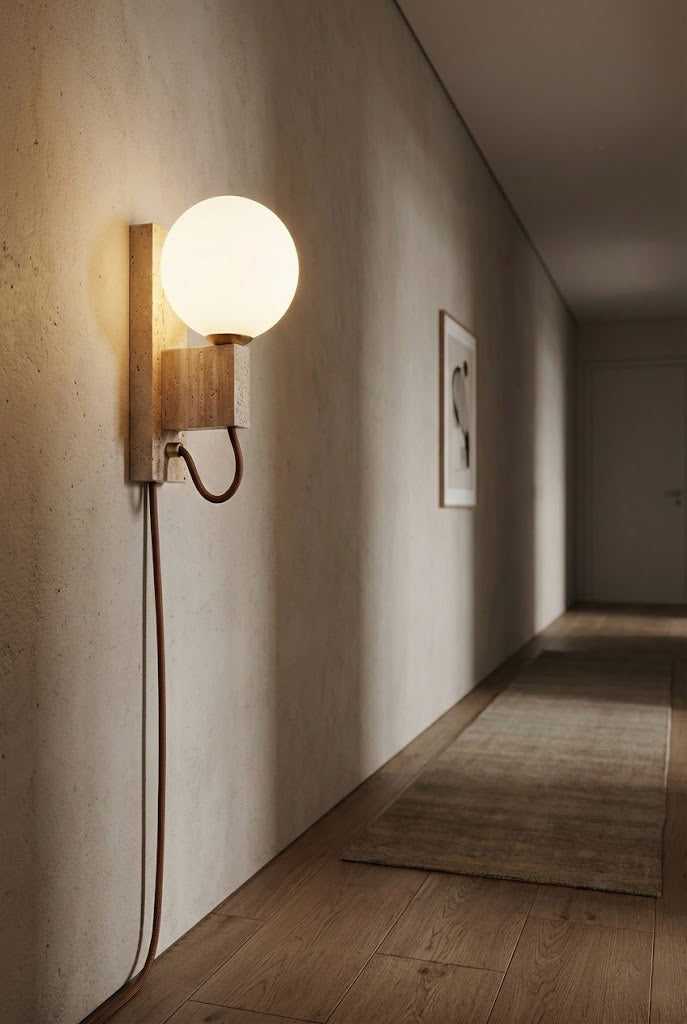 Atlas Globe Wall Sconce