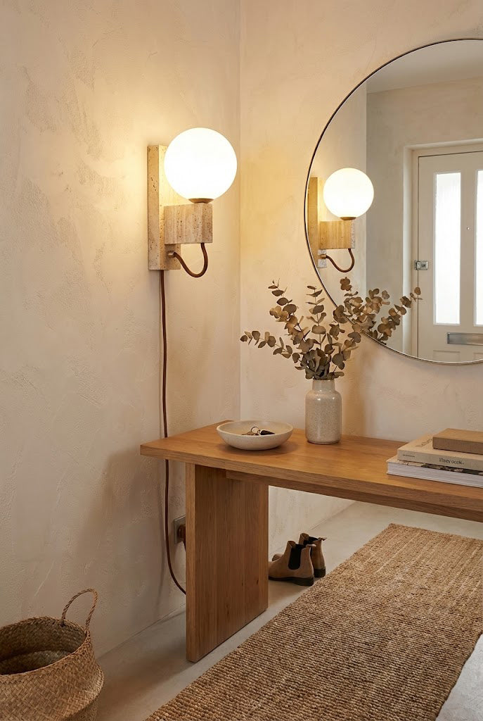 Atlas Globe Wall Sconce