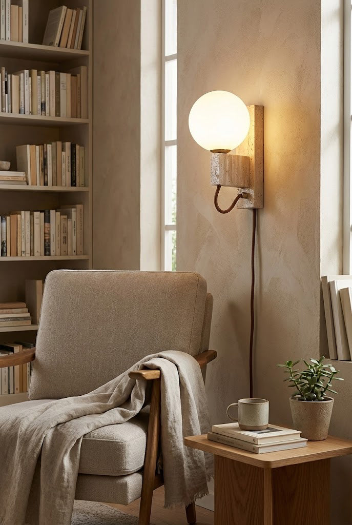 Atlas Globe Wall Sconce