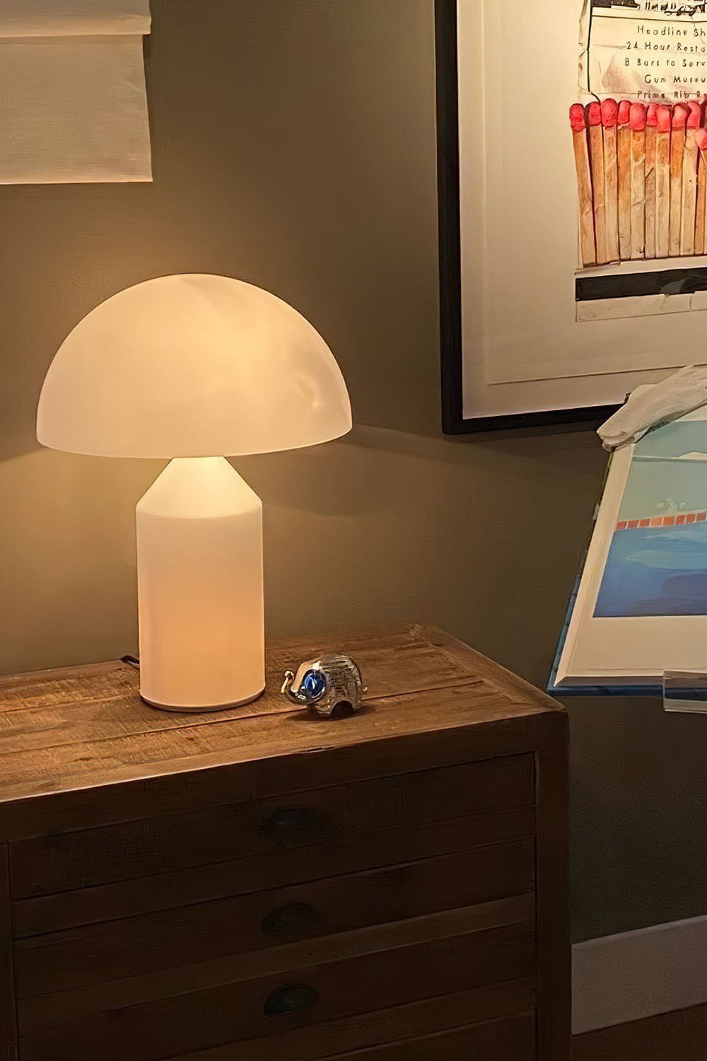 Atollo Alabaster Table Lamp