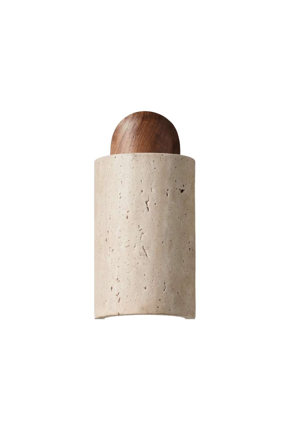 Aura Travertine Wall Sconce  Samu  Lamp
