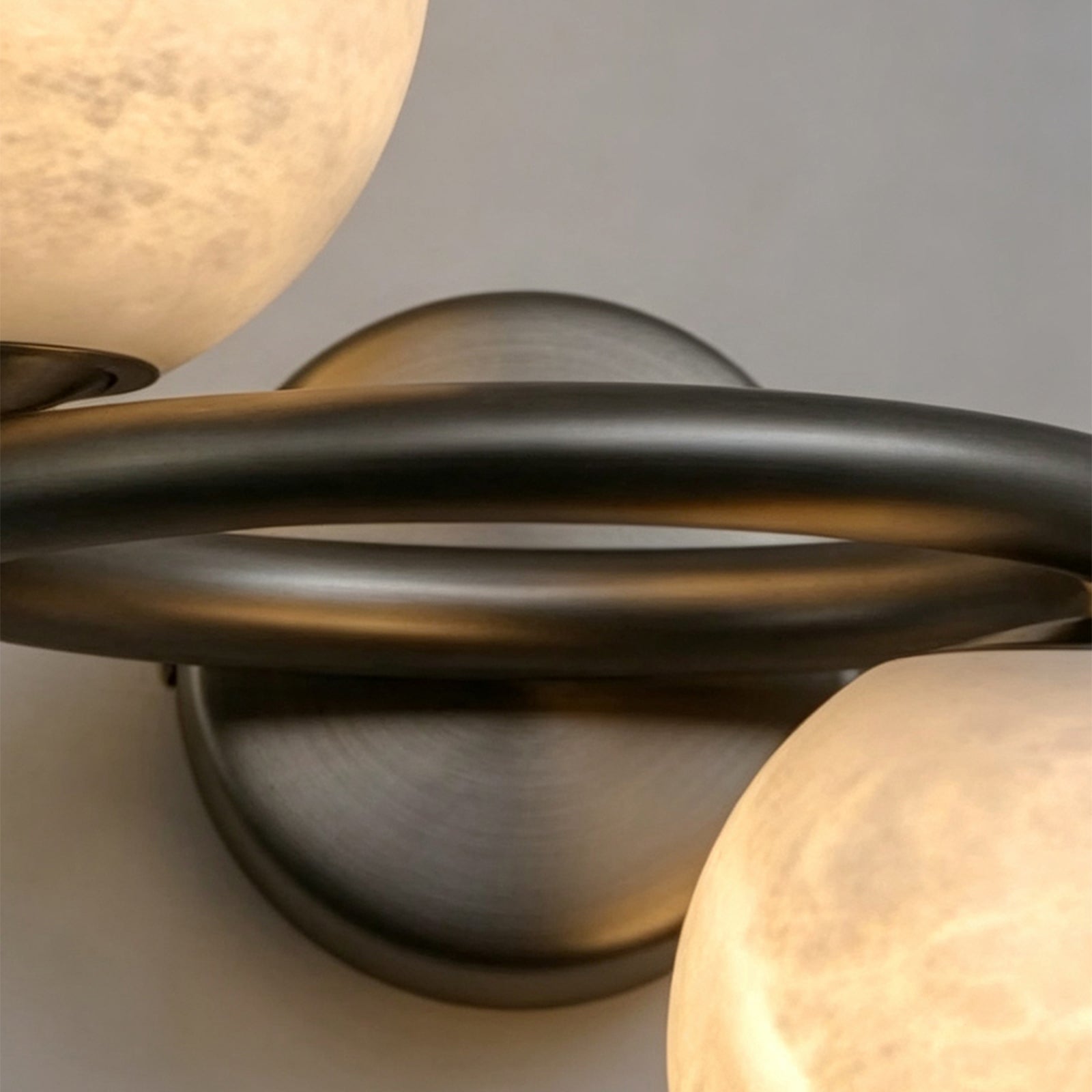 Sculptural Curved Metal Arm