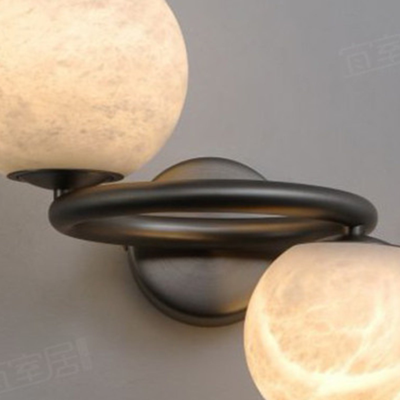 Sculptural Curved Metal Arm