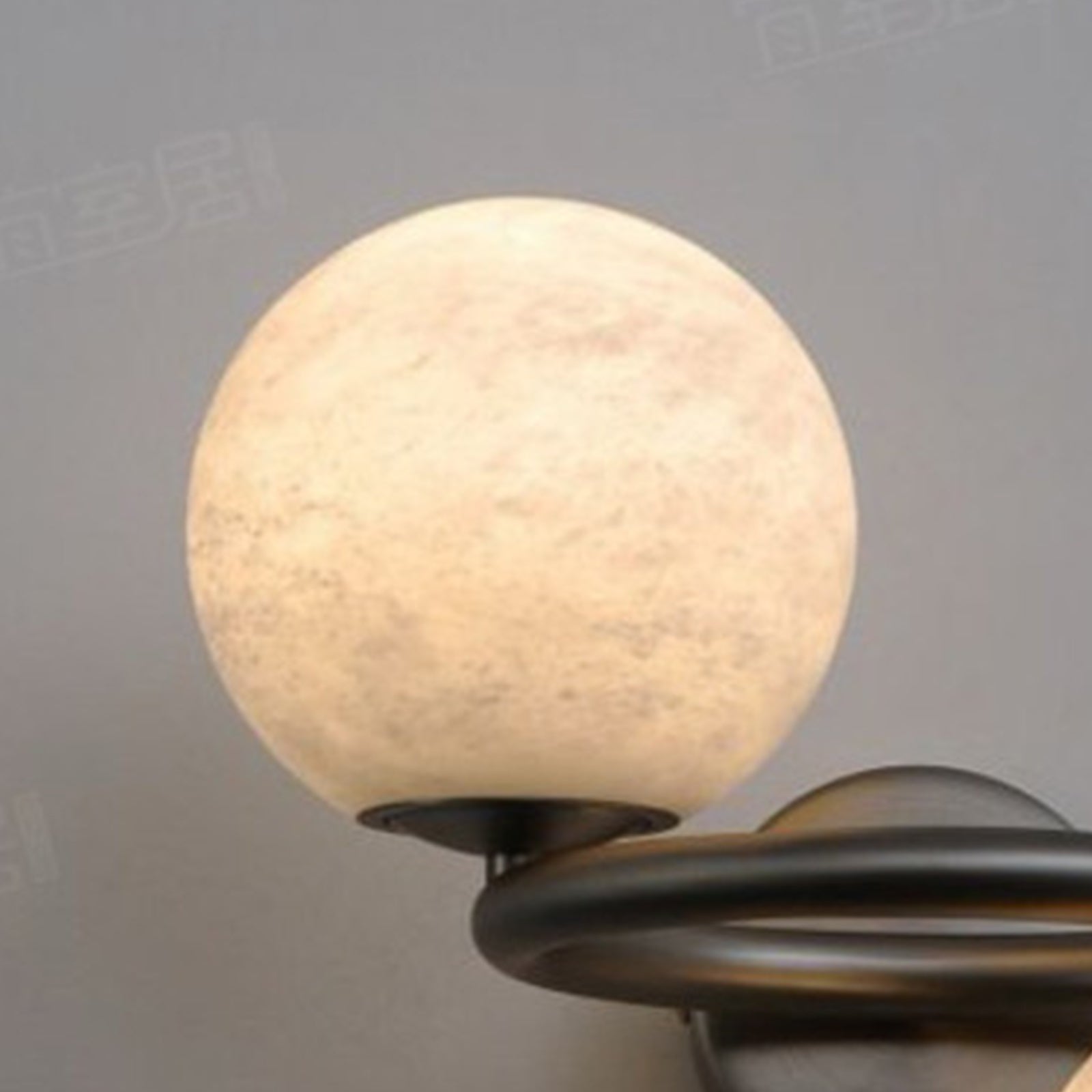 Dual Alabaster Globes