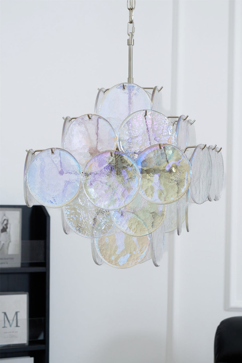 Aurelia Lridescent Murano Chandelier