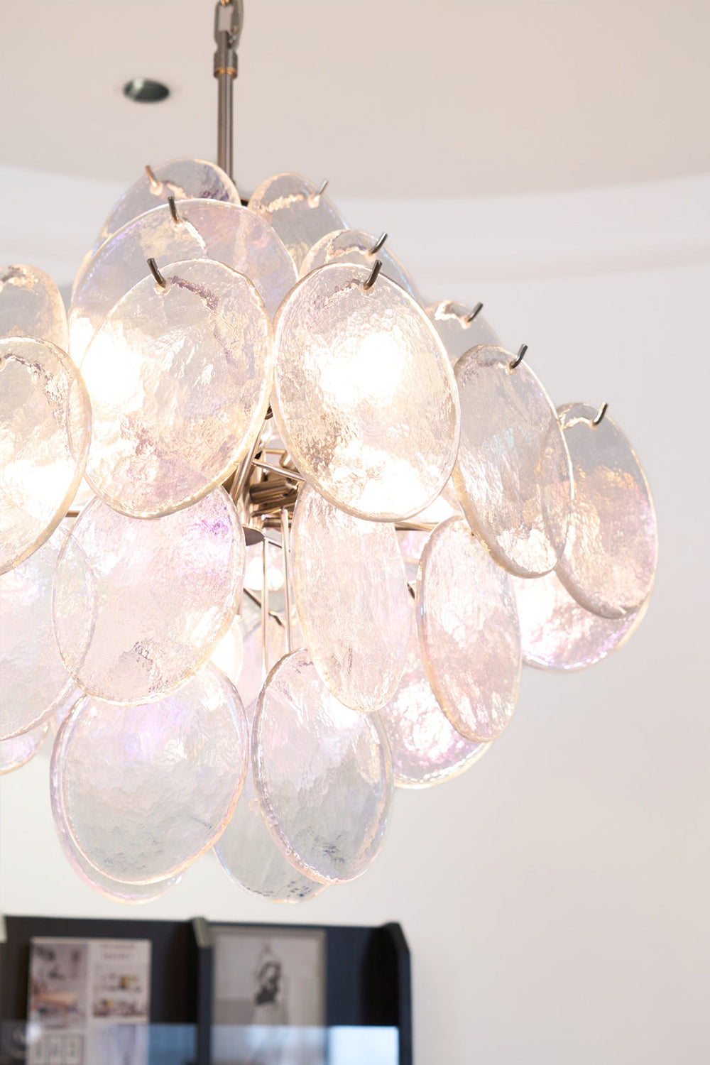 Aurelia Lridescent Murano Chandelier