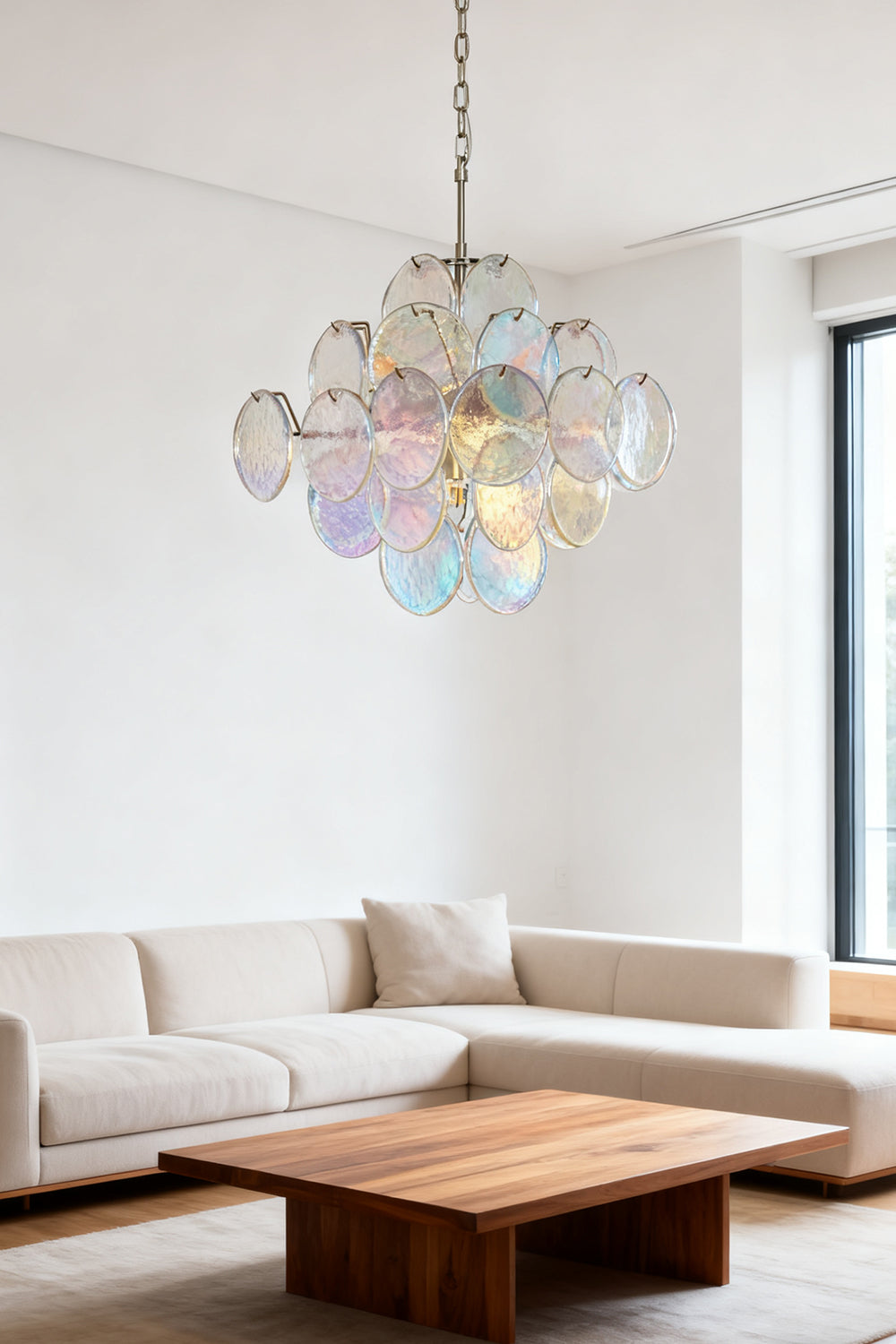Aurelia Lridescent Murano Chandelier