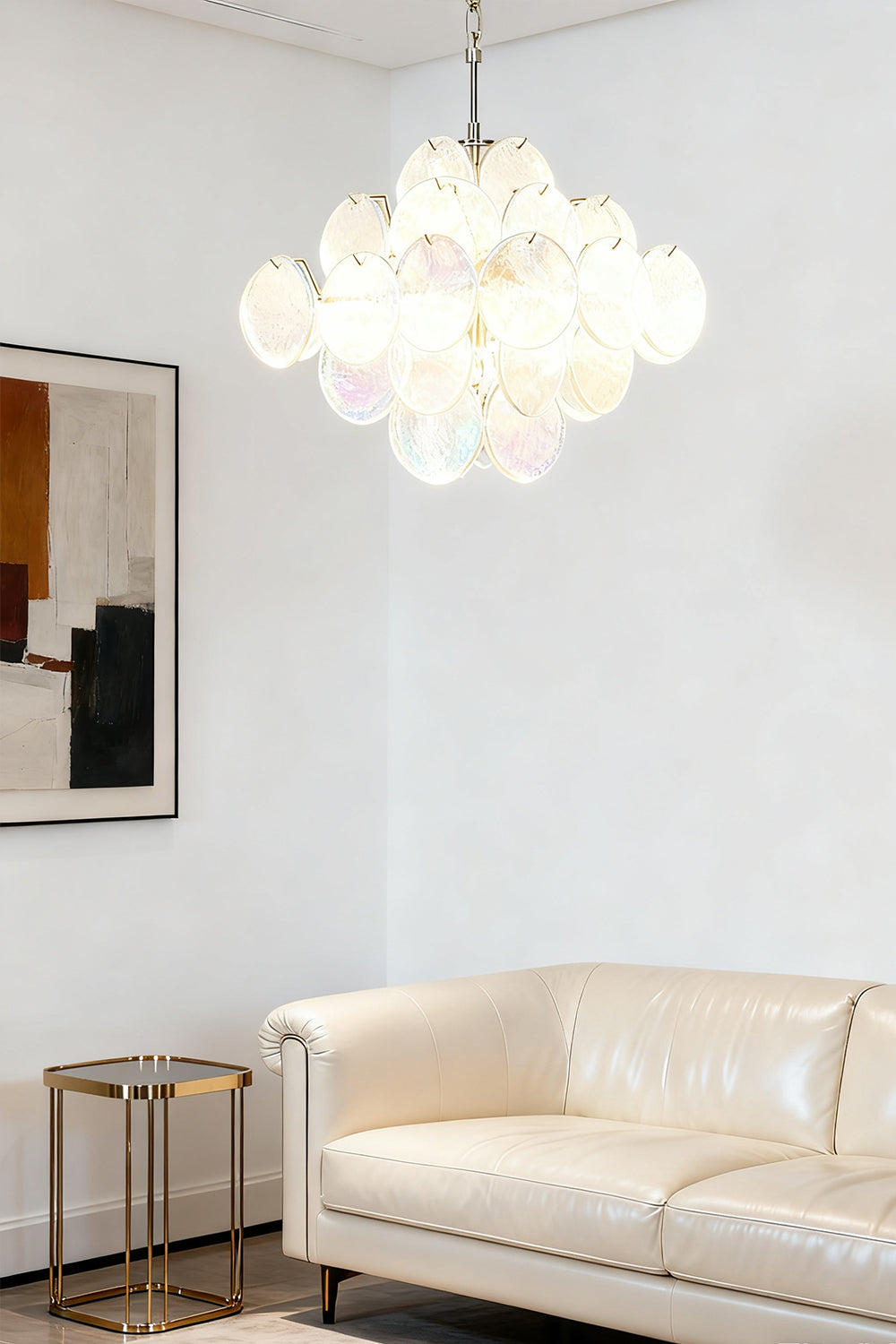 Aurelia Lridescent Murano Chandelier