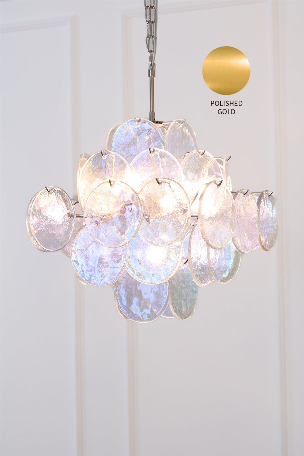 Aurelia Lridescent Murano Chandelier