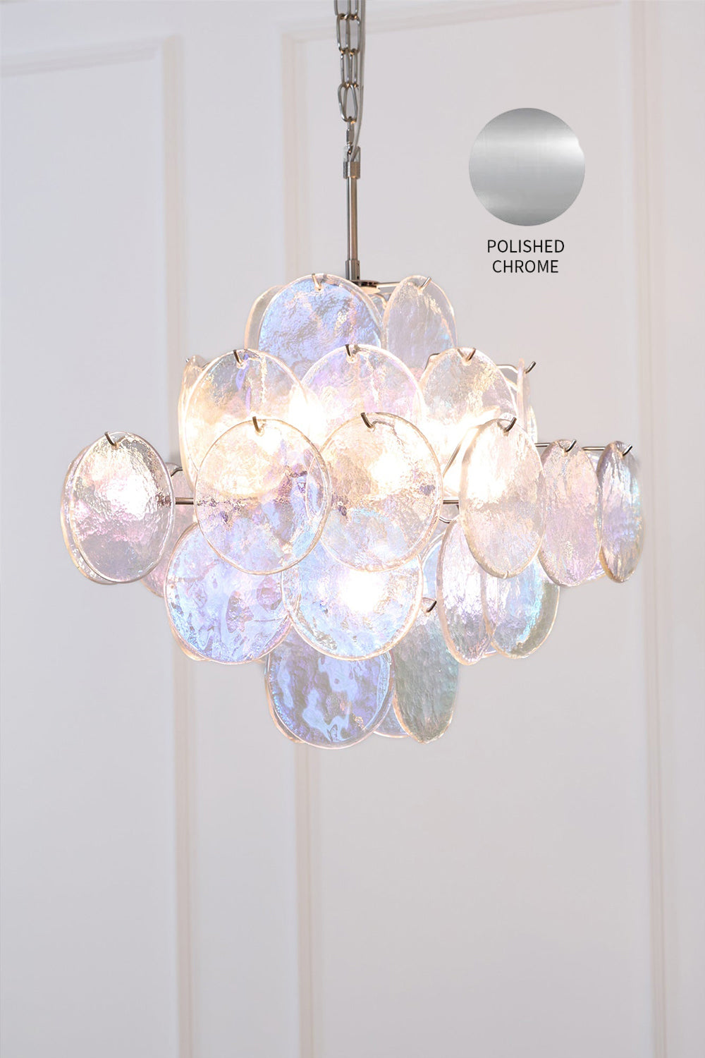 Aurelia Lridescent Murano Chandelier