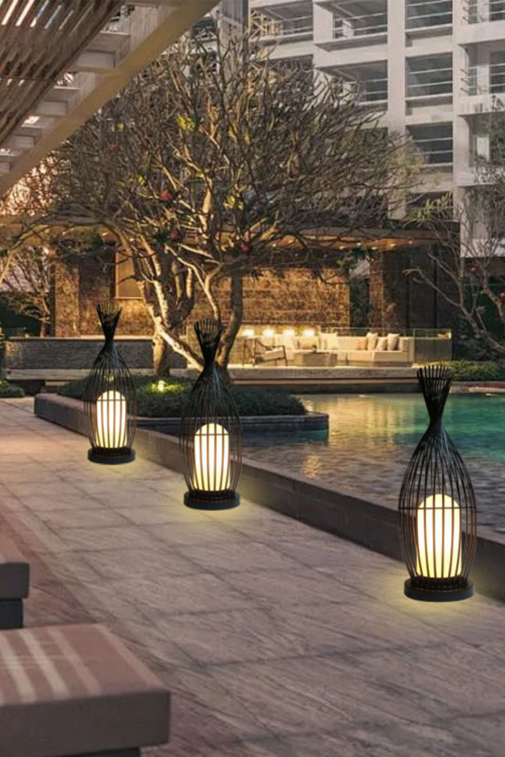 Aurora Orbis Lantern Outdoor Light
