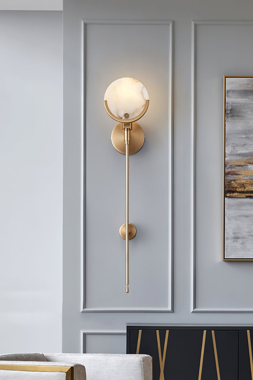 Ava Brass Wall Lamp - SamuLighting