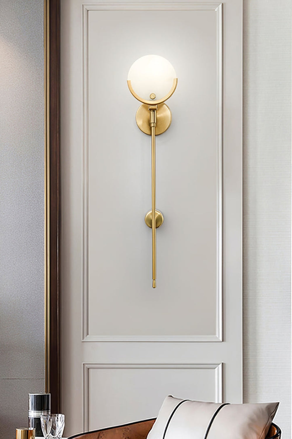 Ava Brass Wall Lamp - SamuLighting