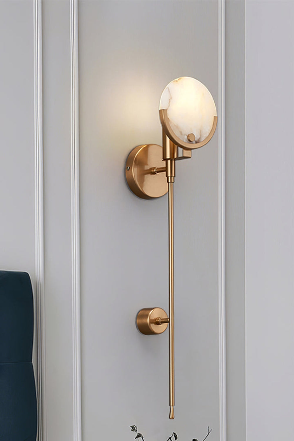 Ava Brass Wall Lamp - SamuLighting