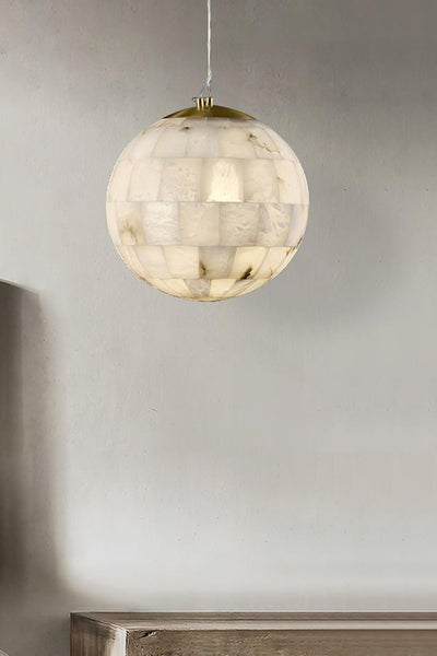 Ball Alabaster Pendant Light