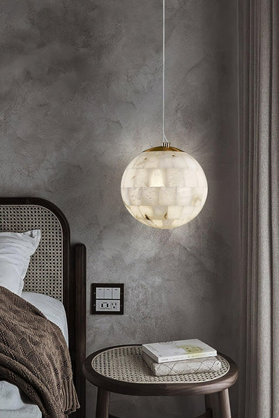 Ball Alabaster Pendant Light