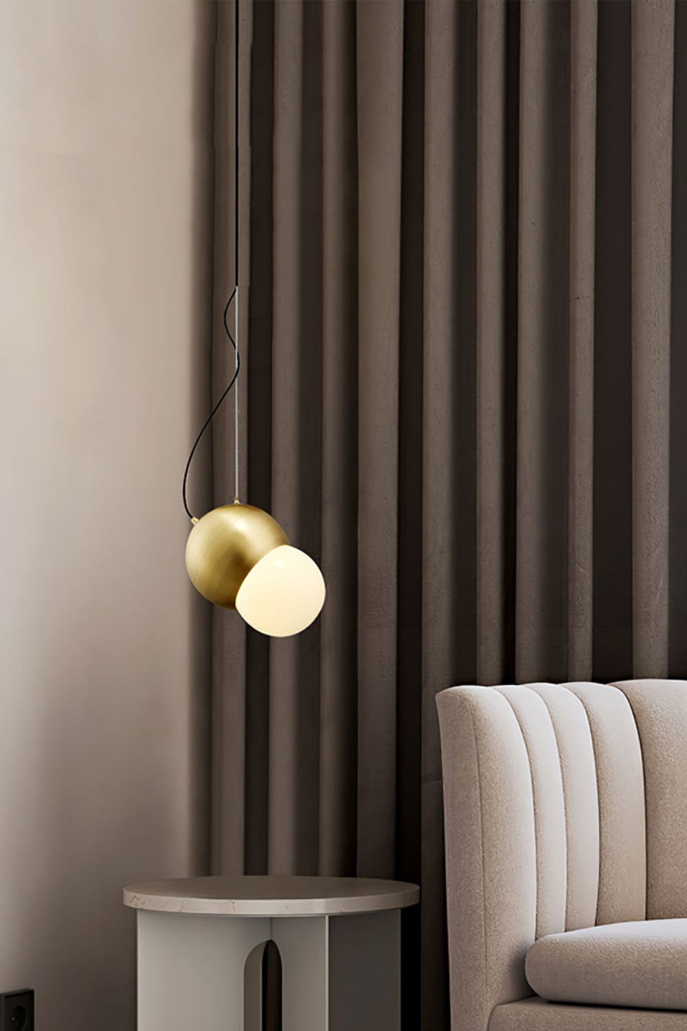 Ball Brass Pendant Lamp - SamuLighting