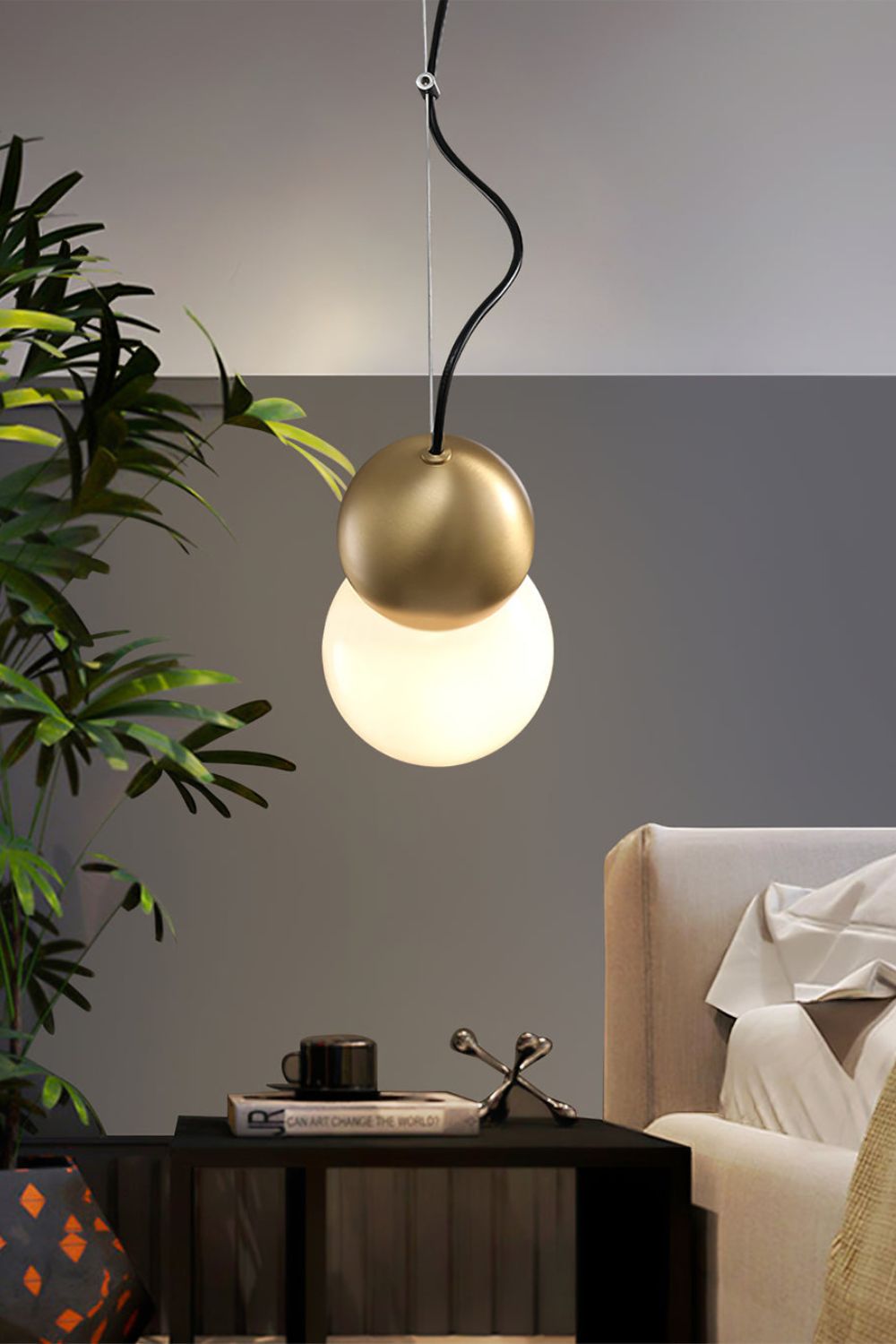 Ball Brass Pendant Lamp - SamuLighting