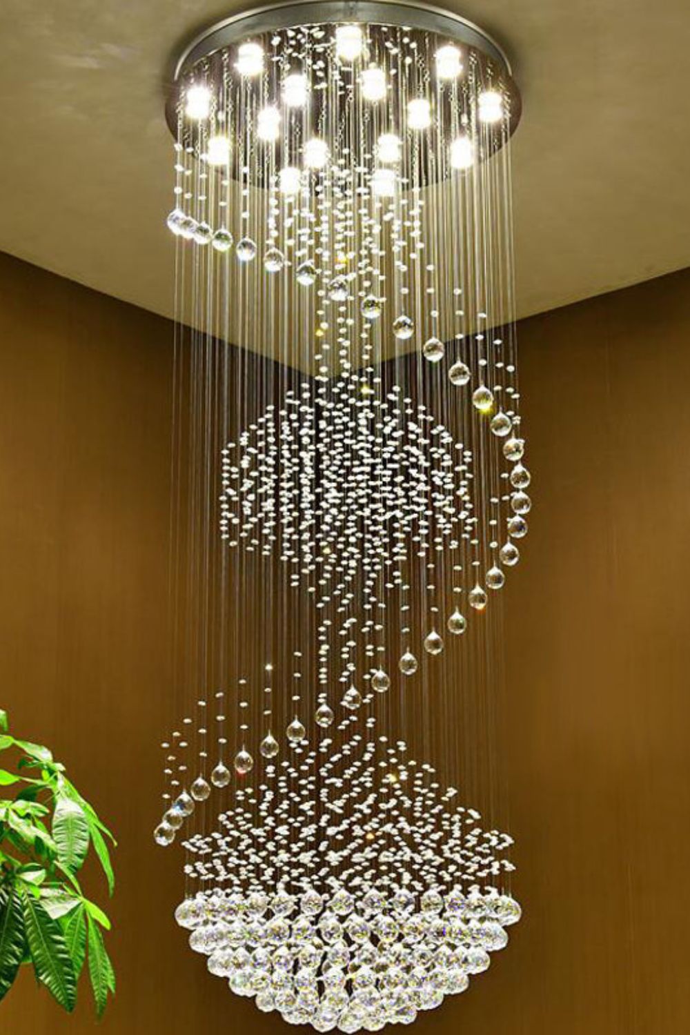 Raindrop Crystal Chandelier Ball Shape - SamuLighting