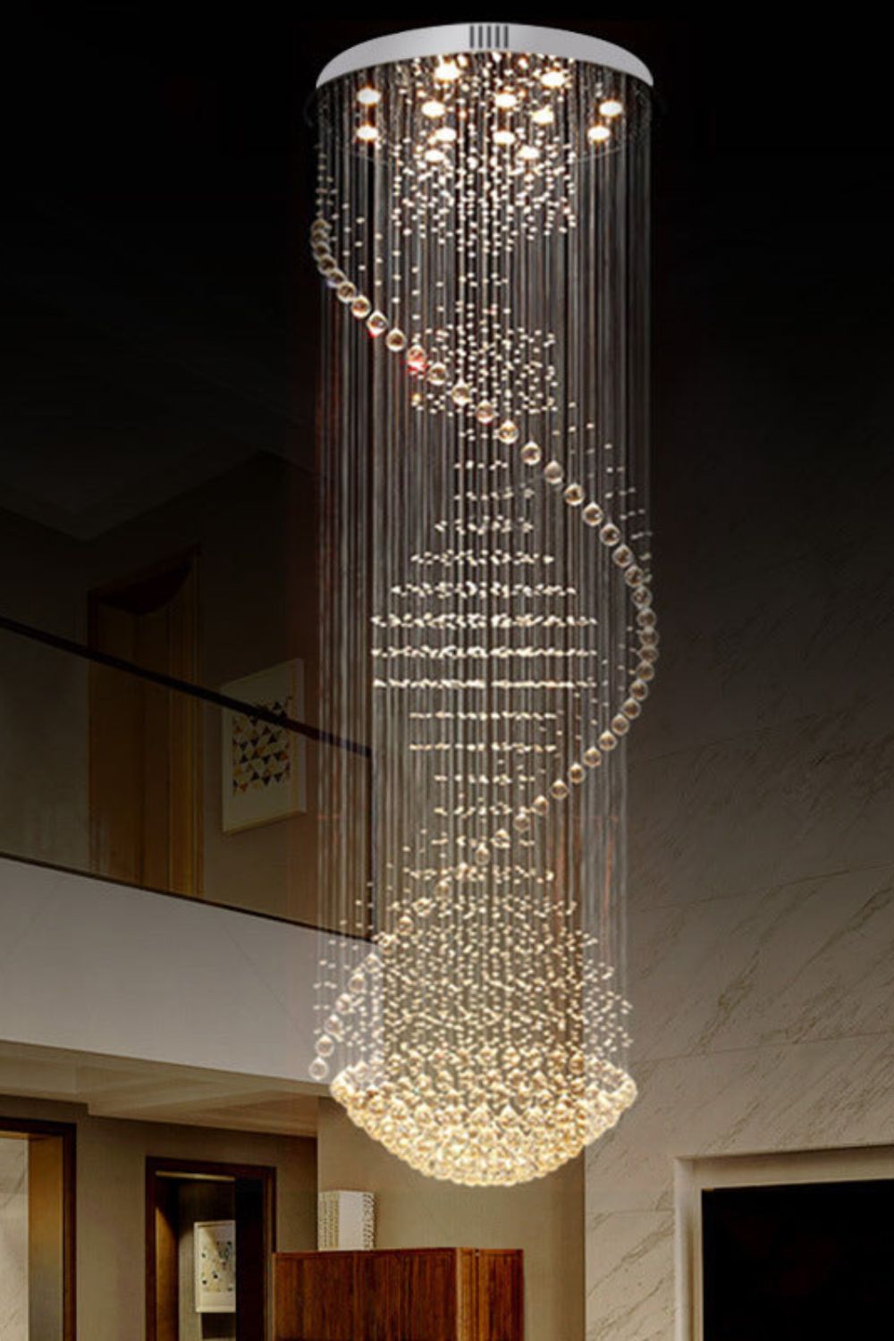 Raindrop Crystal Chandelier Ball Shape - SamuLighting