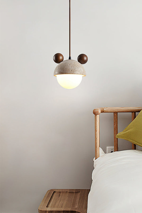 Bear Ear Travertine Pendant Lamp