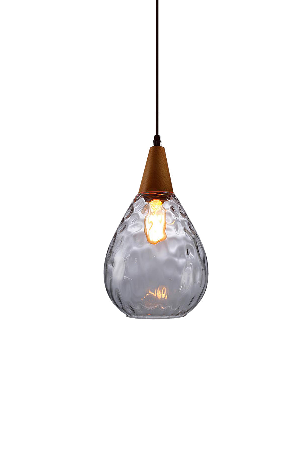 Besnier Rippled Glass Pendant Light