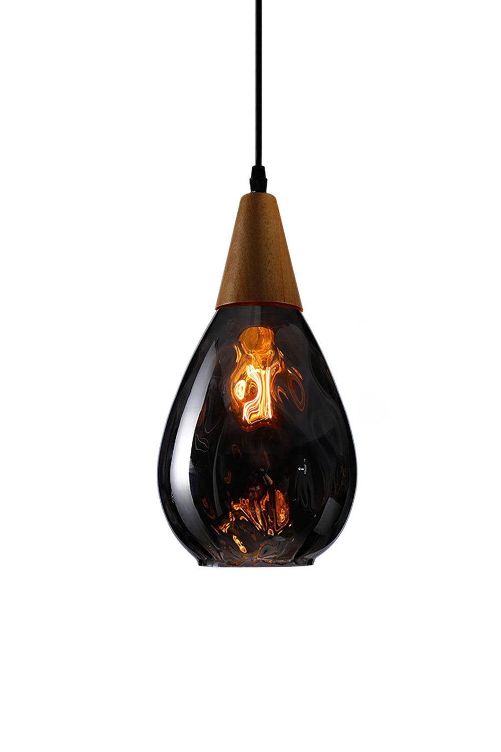 Besnier Rippled Glass Pendant Light